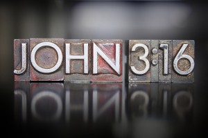 John 3:16 Letterpress