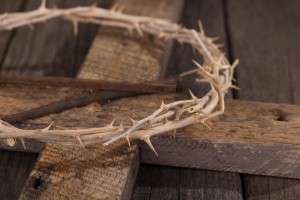 Crown of Thorns on a Cross